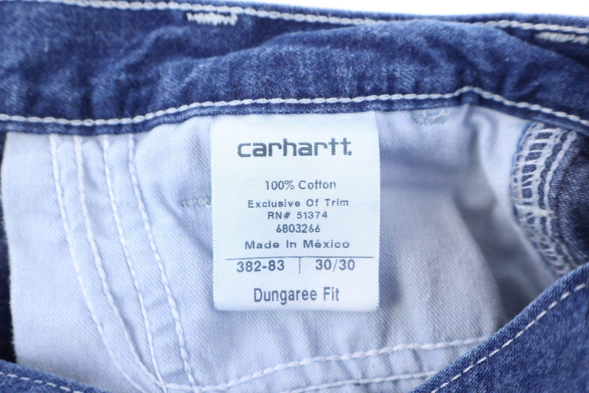 Carhartt Logo Patch Dark Wash Denim Jeans - Pants/Shorts - Thrifted Threads