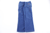 Carhartt Logo Patch Dark Wash Denim Jeans - Pants/Shorts - Thrifted Threads