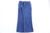 Carhartt Logo Patch Dark Wash Denim Jeans - Pants/Shorts - Thrifted Threads
