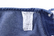 Carhartt Logo Patch Dark Wash Denim Overalls - Overalls - Thrifted Threads