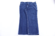 Carhartt Logo Patch Dark Wash Jeans - Pants - Thrifted Threads