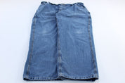 Carhartt Logo Patch Denim Carpenter Jeans - ThriftedThreads.com