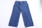 Carhartt Logo Patch Denim Carpenter Pants - Pants - Thrifted Threads