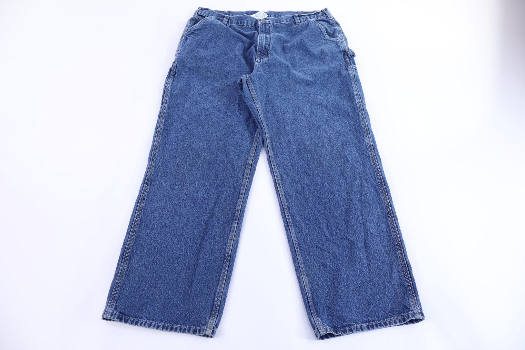 Carhartt Logo Patch Denim Carpenter Pants - Pants - Thrifted Threads
