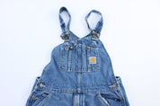 Carhartt Logo Patch Denim Overalls - Overalls - Thrifted Threads