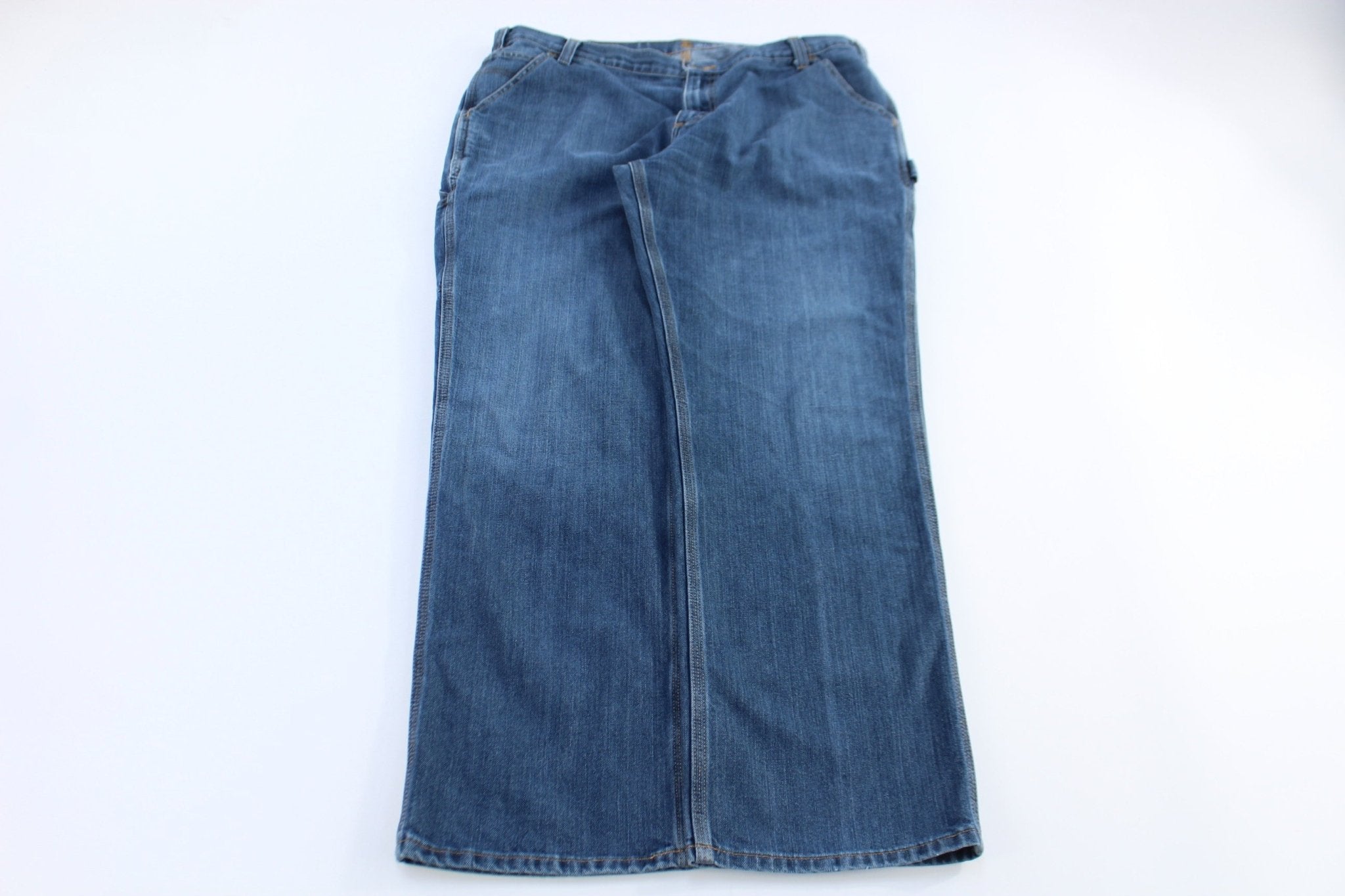 Carhartt Logo Patch Denim Relaxed Fit Jeans - Pants - Thrifted Threads