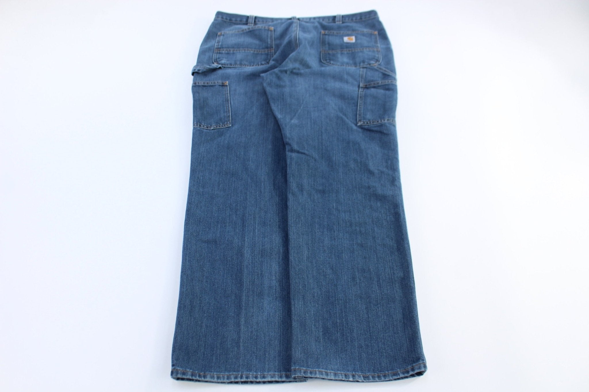 Carhartt Logo Patch Denim Relaxed Fit Jeans - Pants - Thrifted Threads