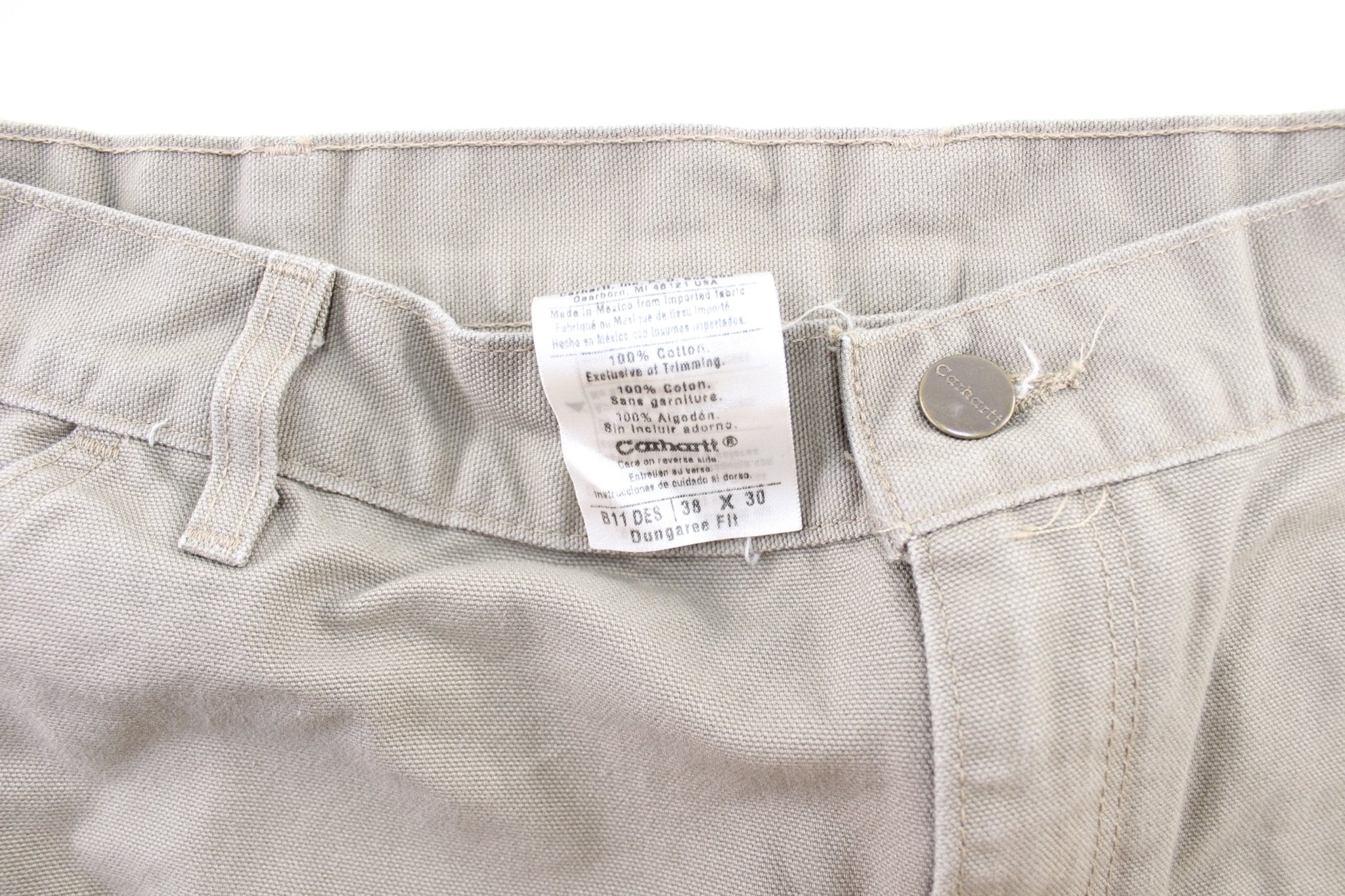 Carhartt Logo Patch Desert Carpenter Pants - ThriftedThreads.com