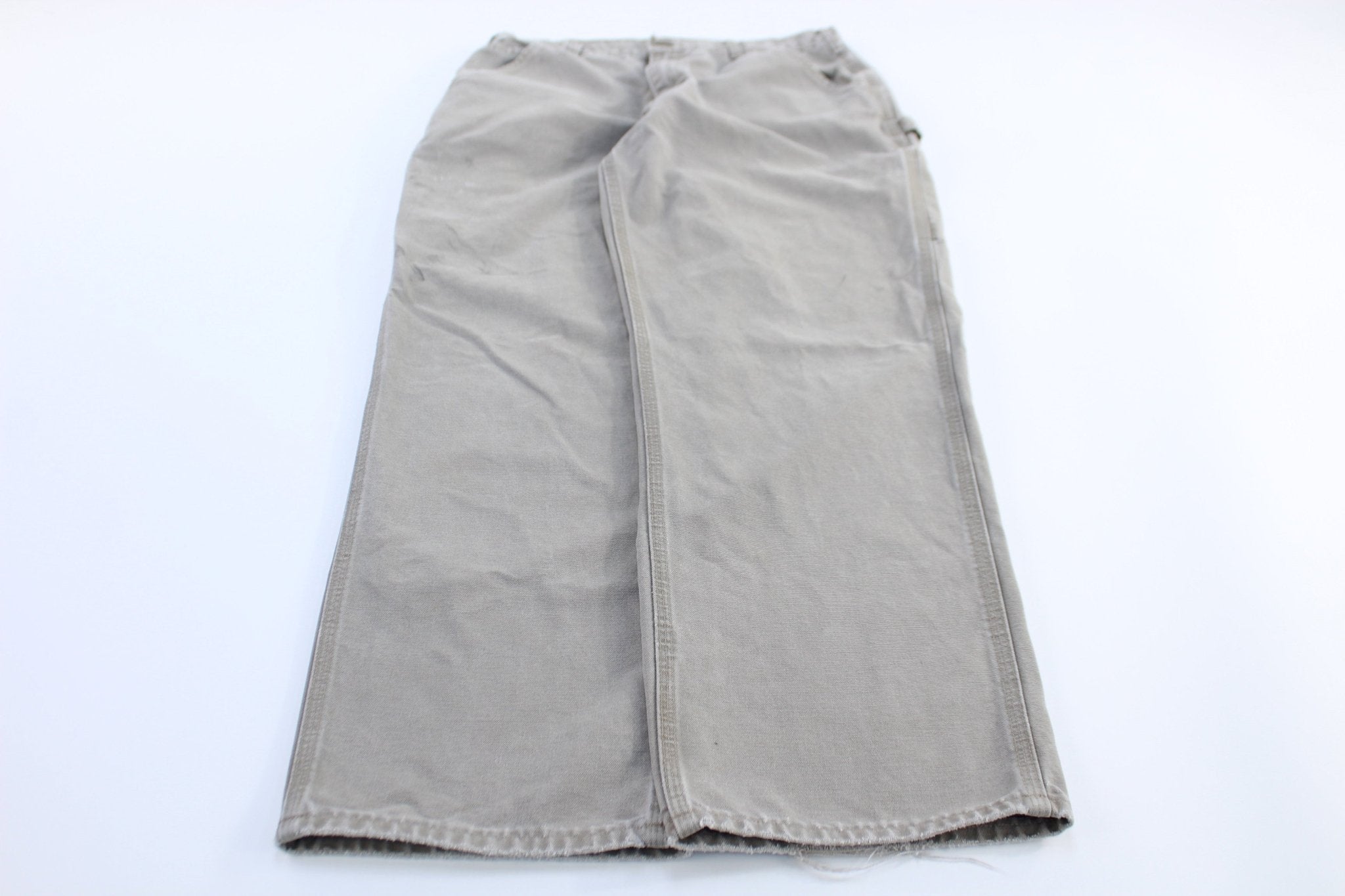Carhartt Logo Patch Desert Original Dunagree Fit Pants - ThriftedThreads.com