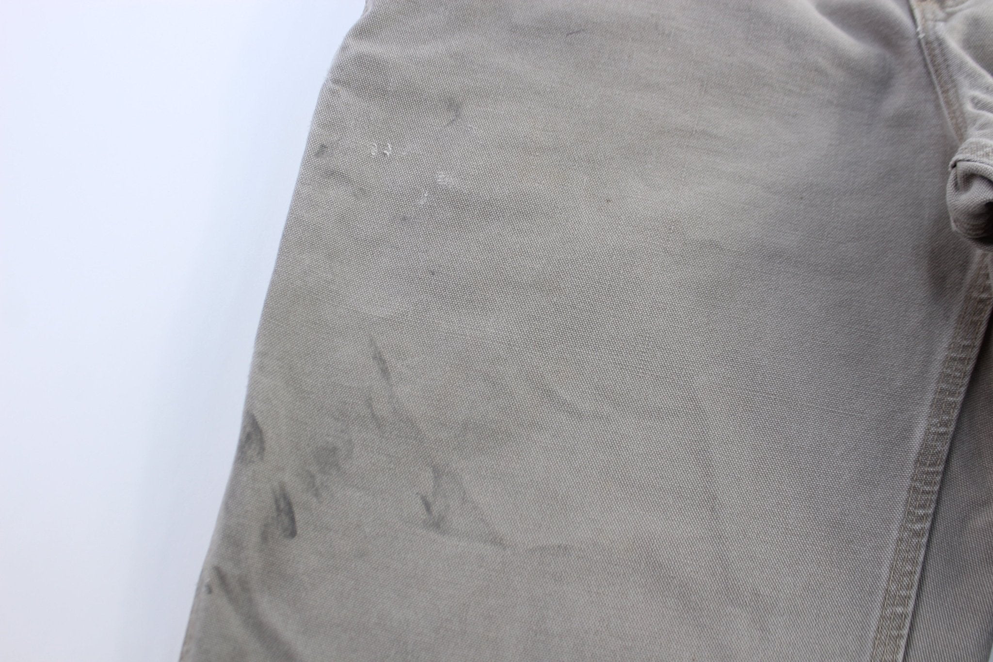Carhartt Logo Patch Desert Original Dunagree Fit Pants - ThriftedThreads.com