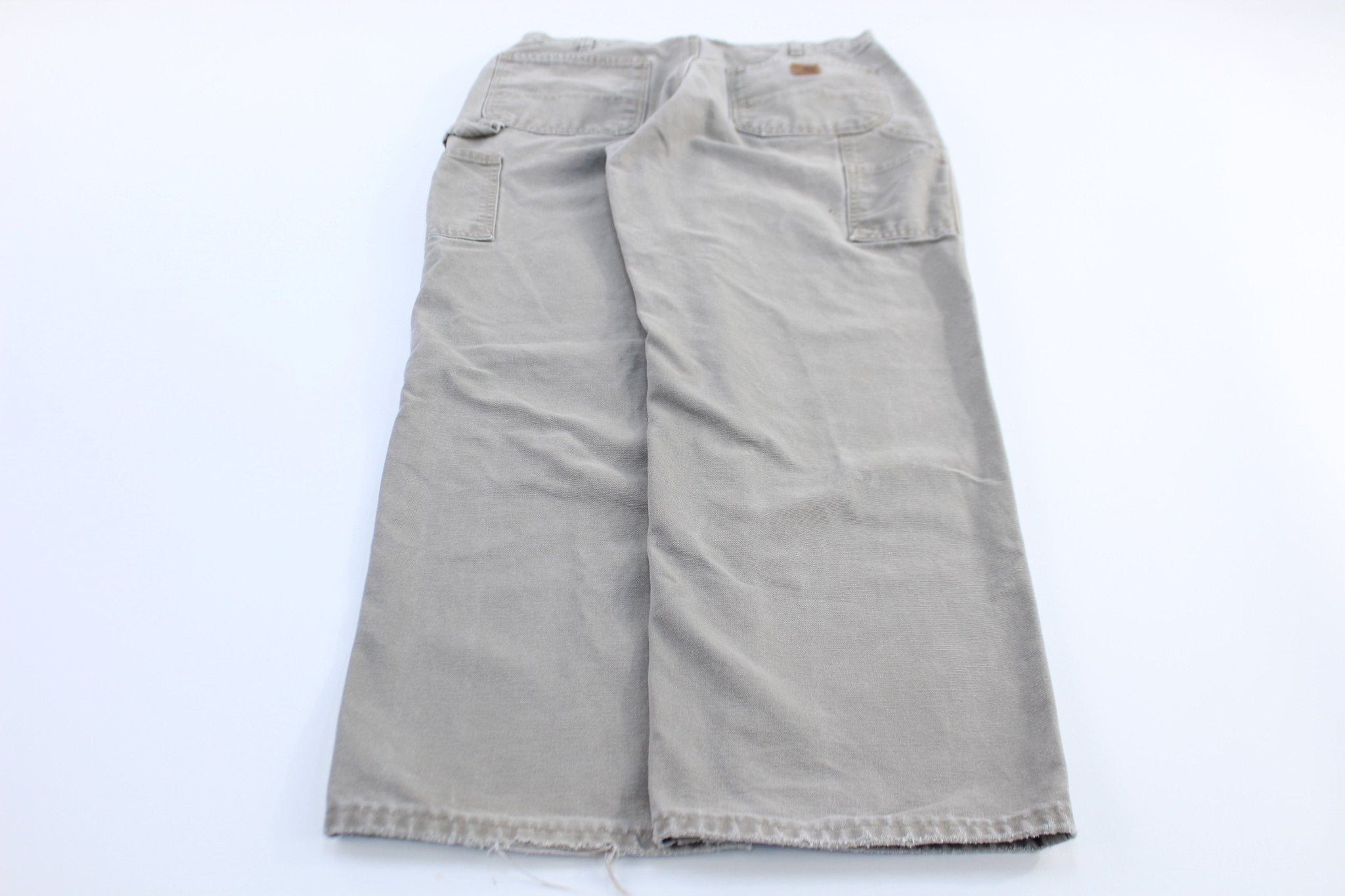 Carhartt Logo Patch Desert Original Dunagree Fit Pants - ThriftedThreads.com