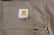 Carhartt Logo Patch Duck Duck Jefferson Traditional Jacket - ThriftedThreads.com