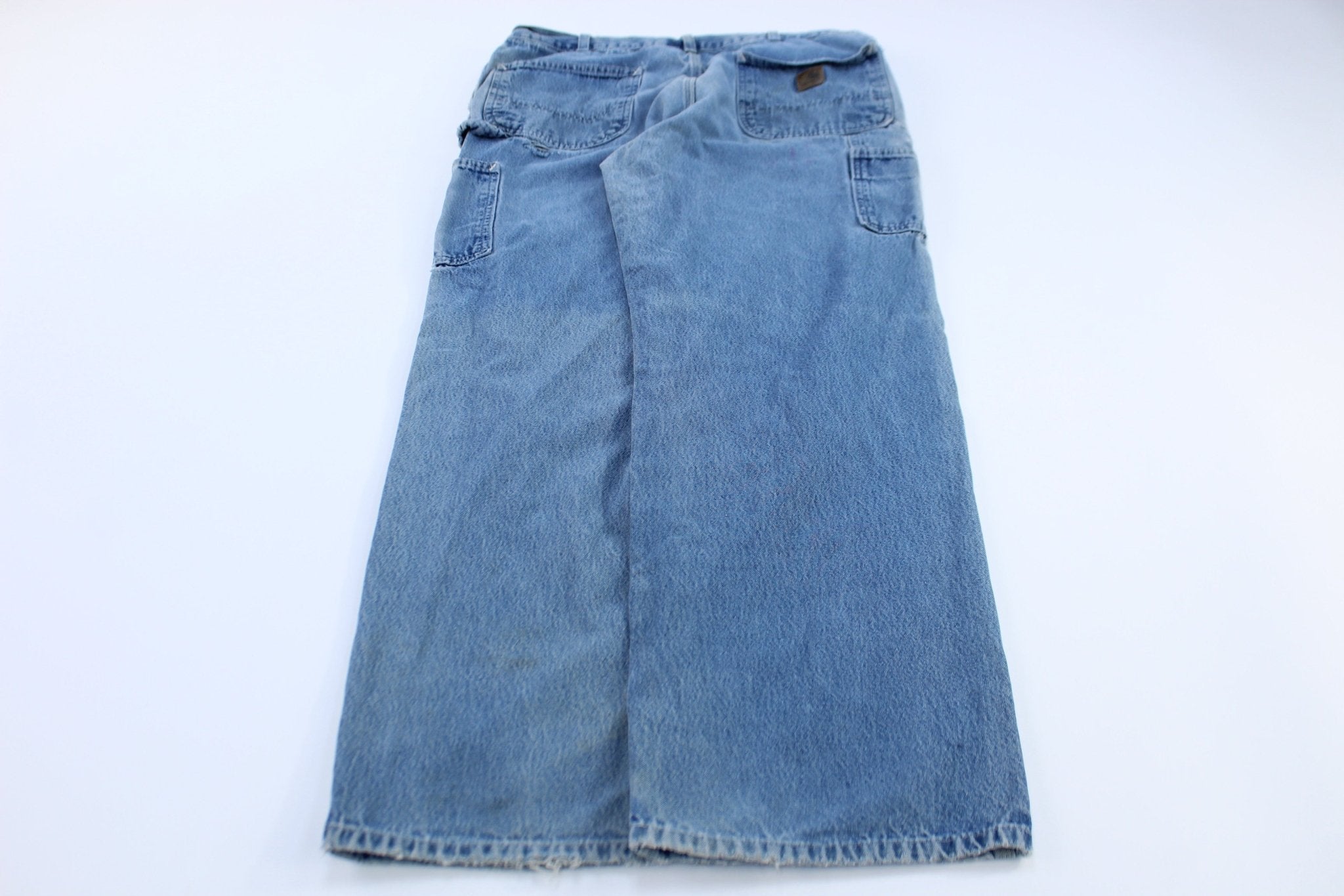 Carhartt Logo Patch Dungaree Fit Denim Jeans - Pants - Thrifted Threads