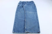 Carhartt Logo Patch Dungaree Fit Denim Jeans - Pants - Thrifted Threads