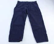 Carhartt Logo Patch Flames Resistant Blue Pants - Pants/Shorts - Thrifted Threads