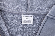 Carhartt Logo Patch Full Zip Hoodie - Jacket - Thrifted Threads