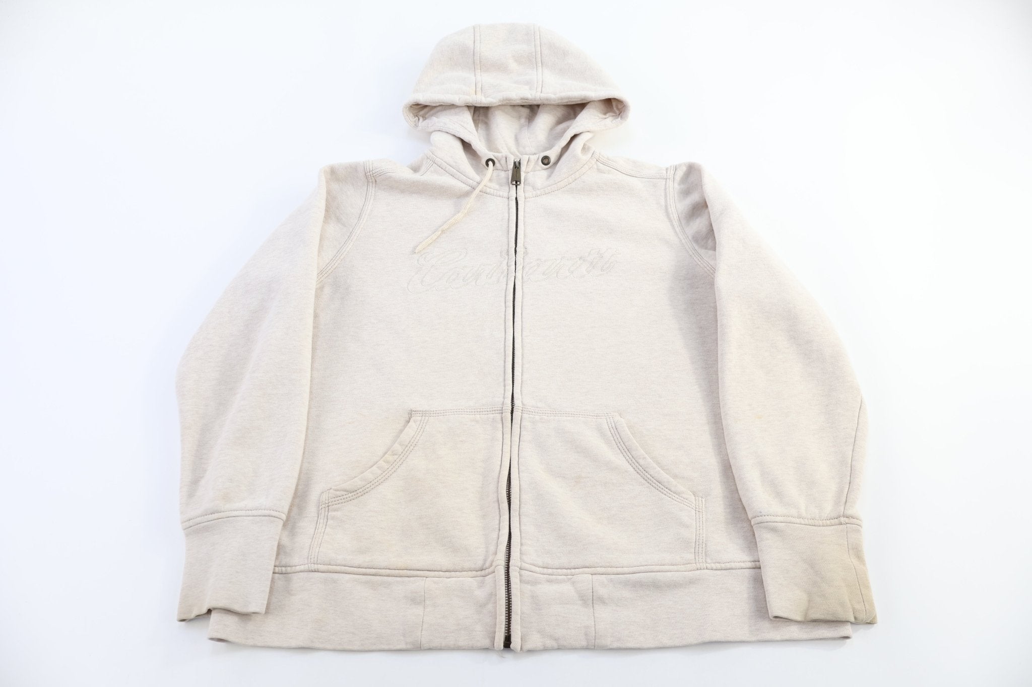 Carhartt Logo Patch Full Zip Jacket - Jacket - Thrifted Threads