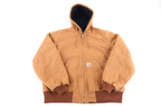 Carhartt Logo Patch Full Zip Jacket - Jacket - Thrifted Threads