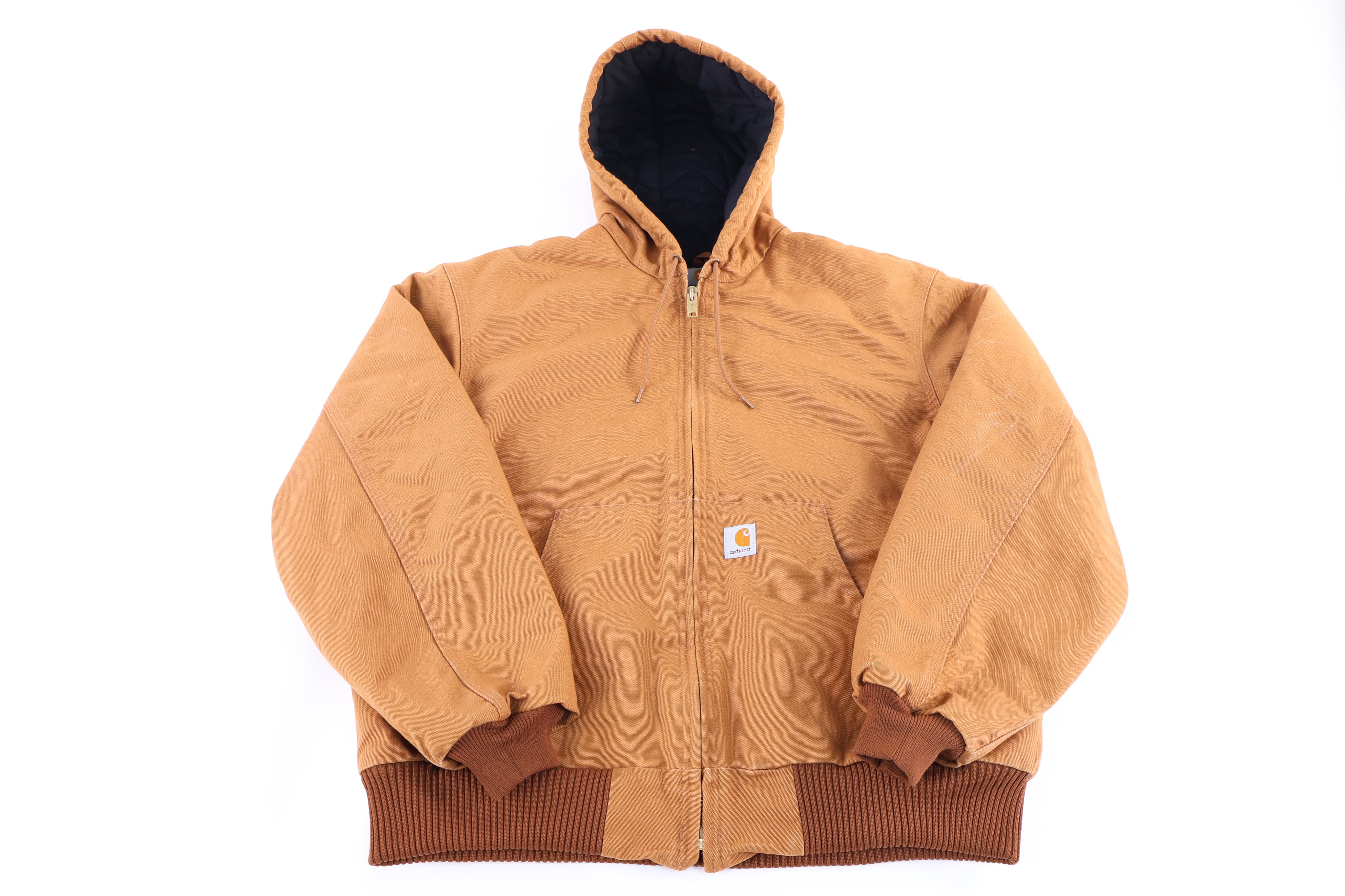 Carhartt Logo Patch Full Zip Jacket - Jacket - Thrifted Threads