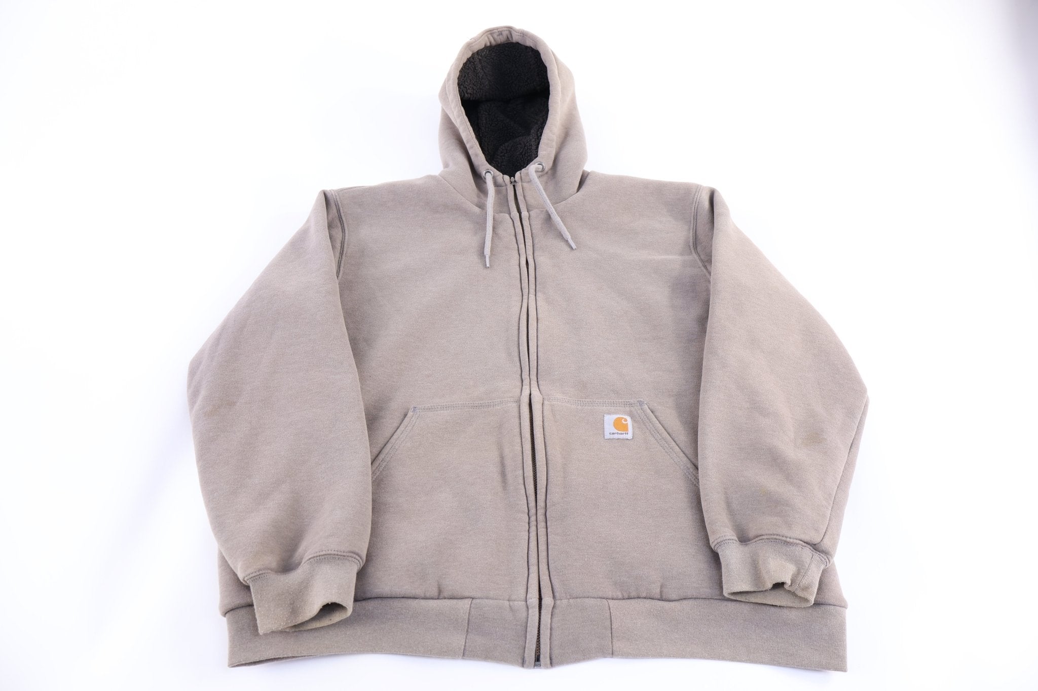 Carhartt Logo Patch Full Zip Jacket - Jacket - Thrifted Threads