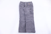 Carhartt Logo Patch Gray Pants - Pants/Shorts - Thrifted Threads