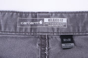 Carhartt Logo Patch Gray Pants - Pants/Shorts - Thrifted Threads