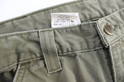 Carhartt Logo Patch Green Carpenter Pants - ThriftedThreads.com