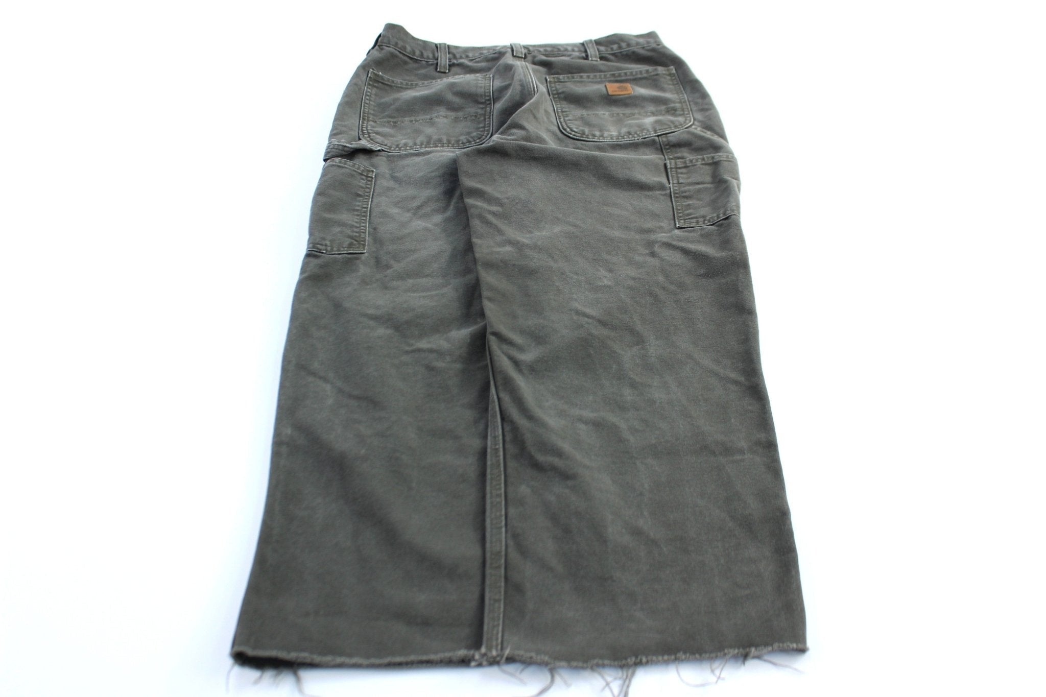 Carhartt Logo Patch Green Carpenter Pants - Pants/Shorts - Thrifted Threads