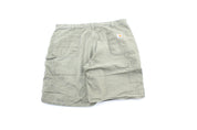 Carhartt Logo Patch Green Carpenter Shorts - ThriftedThreads.com