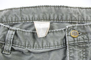 Carhartt Logo Patch Green Carpenter Shorts - ThriftedThreads.com