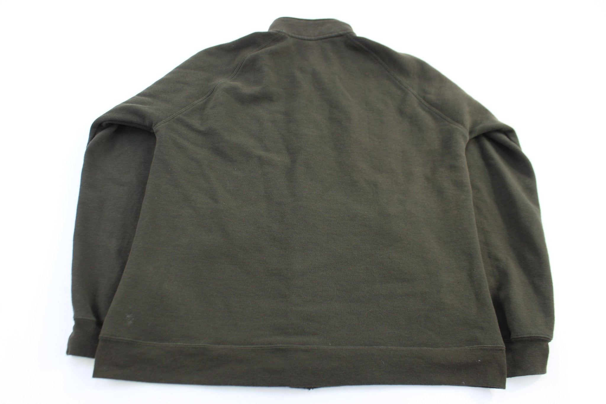 Carhartt Logo Patch Green Full Zip Jacket - Jacket - Thrifted Threads