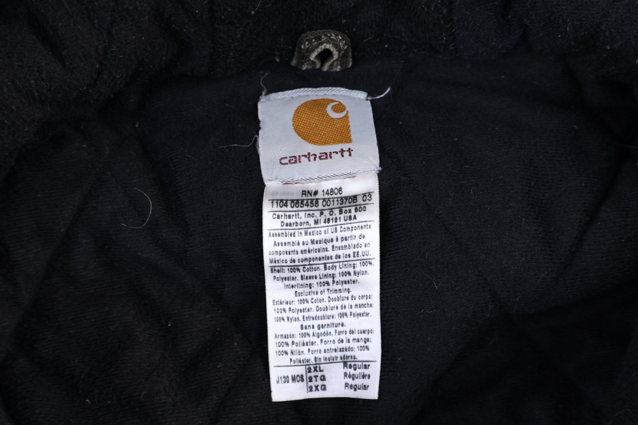 Carhartt Logo Patch Green Full Zip Jacket - Jacket - Thrifted Threads