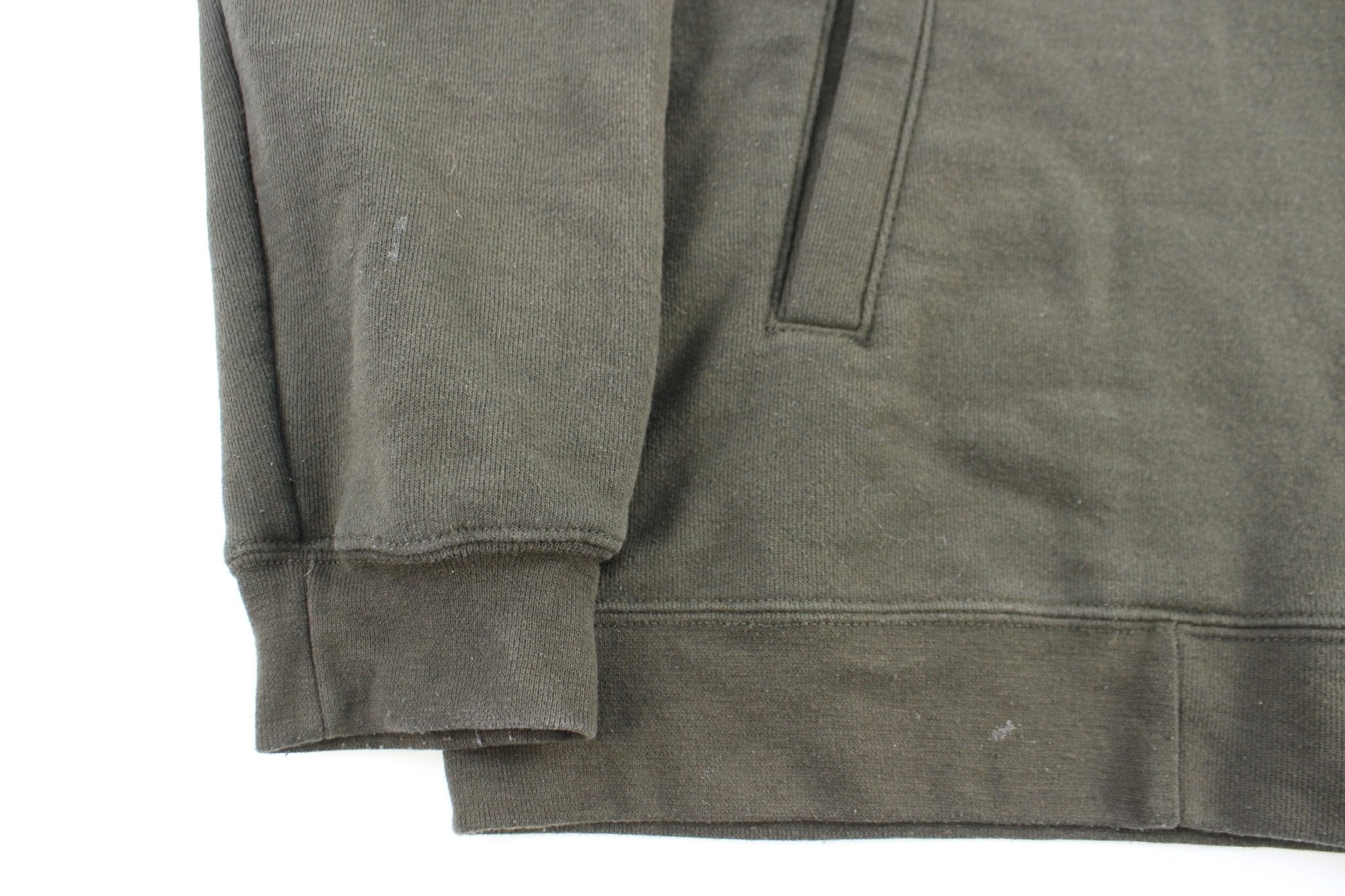 Carhartt Logo Patch Green Full Zip Jacket - Jacket - Thrifted Threads