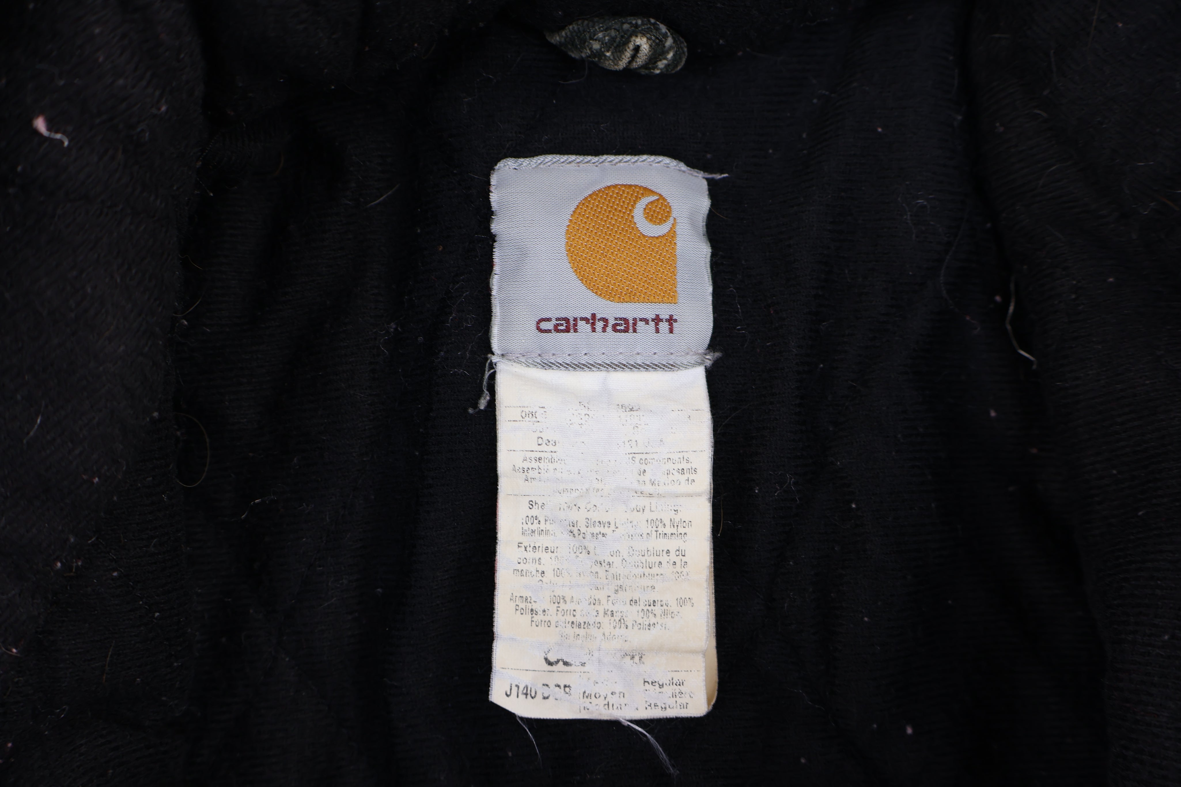 Carhartt Logo Patch Green Full Zip Jacket - jacket - Thrifted Threads