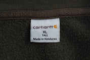 Carhartt Logo Patch Green Full Zip Jacket - Jacket - Thrifted Threads