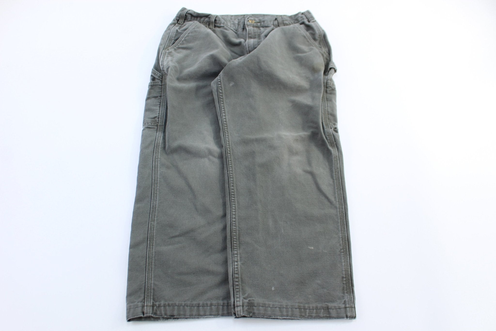 Carhartt Logo Patch Green Pants - Pants - Thrifted Threads