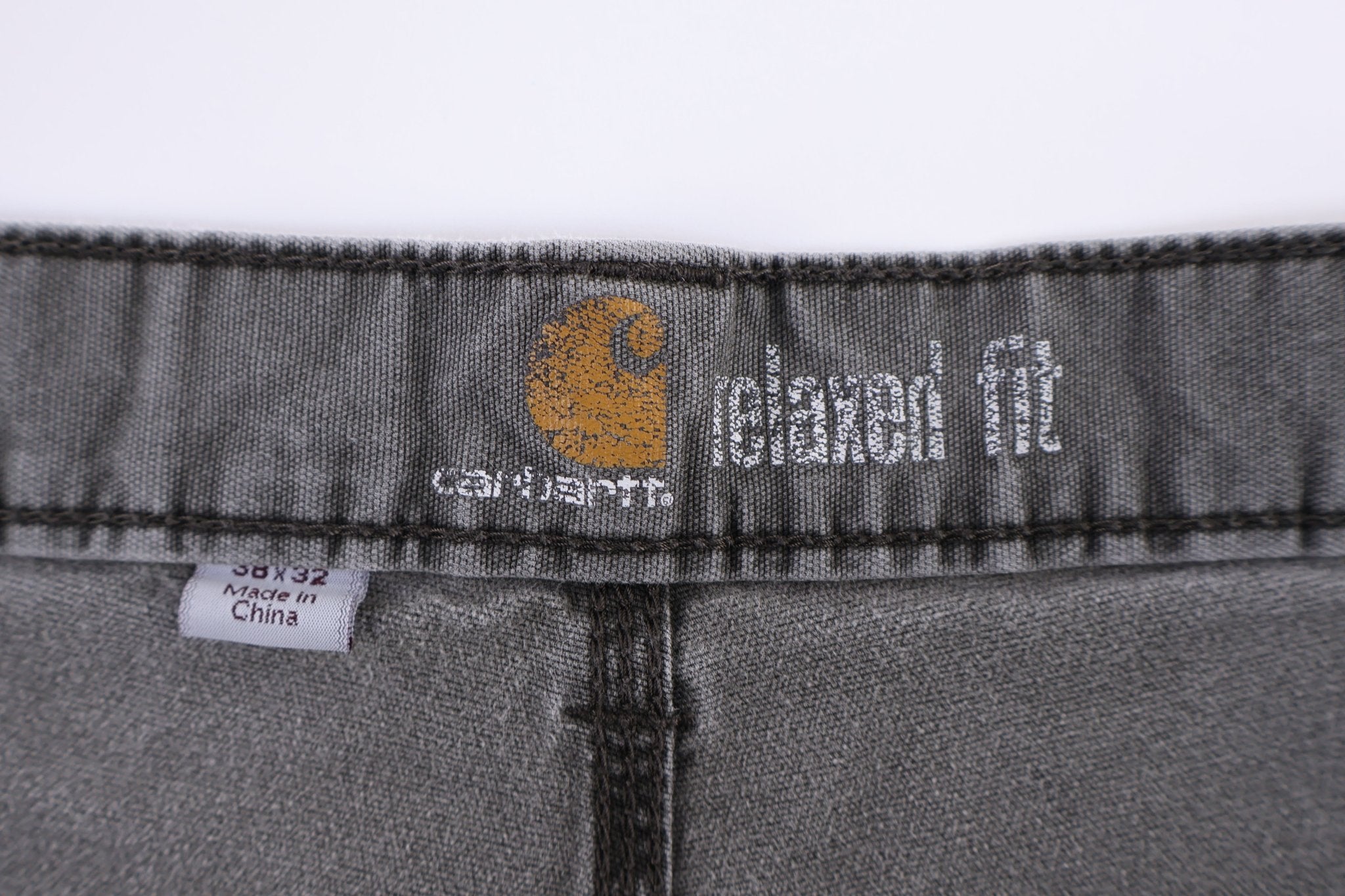 Carhartt Logo Patch Green Pants - Pants/Shorts - Thrifted Threads