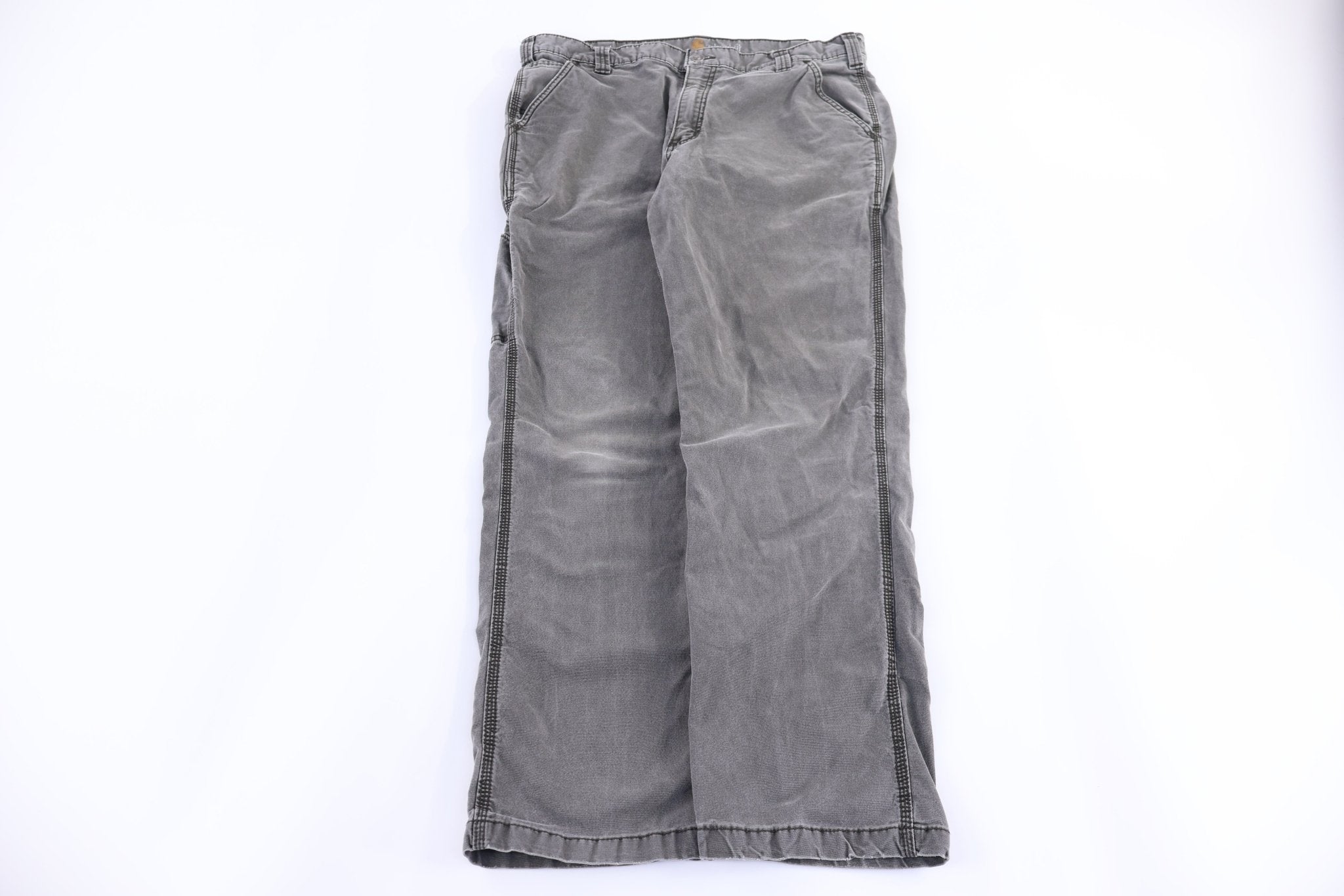Carhartt Logo Patch Green Pants - Pants/Shorts - Thrifted Threads