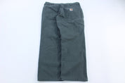 Carhartt Logo Patch Green Relaxed Fit Pants - ThriftedThreads.com