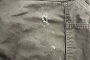 Carhartt Logo Patch Green Relaxed Fit Pants - ThriftedThreads.com