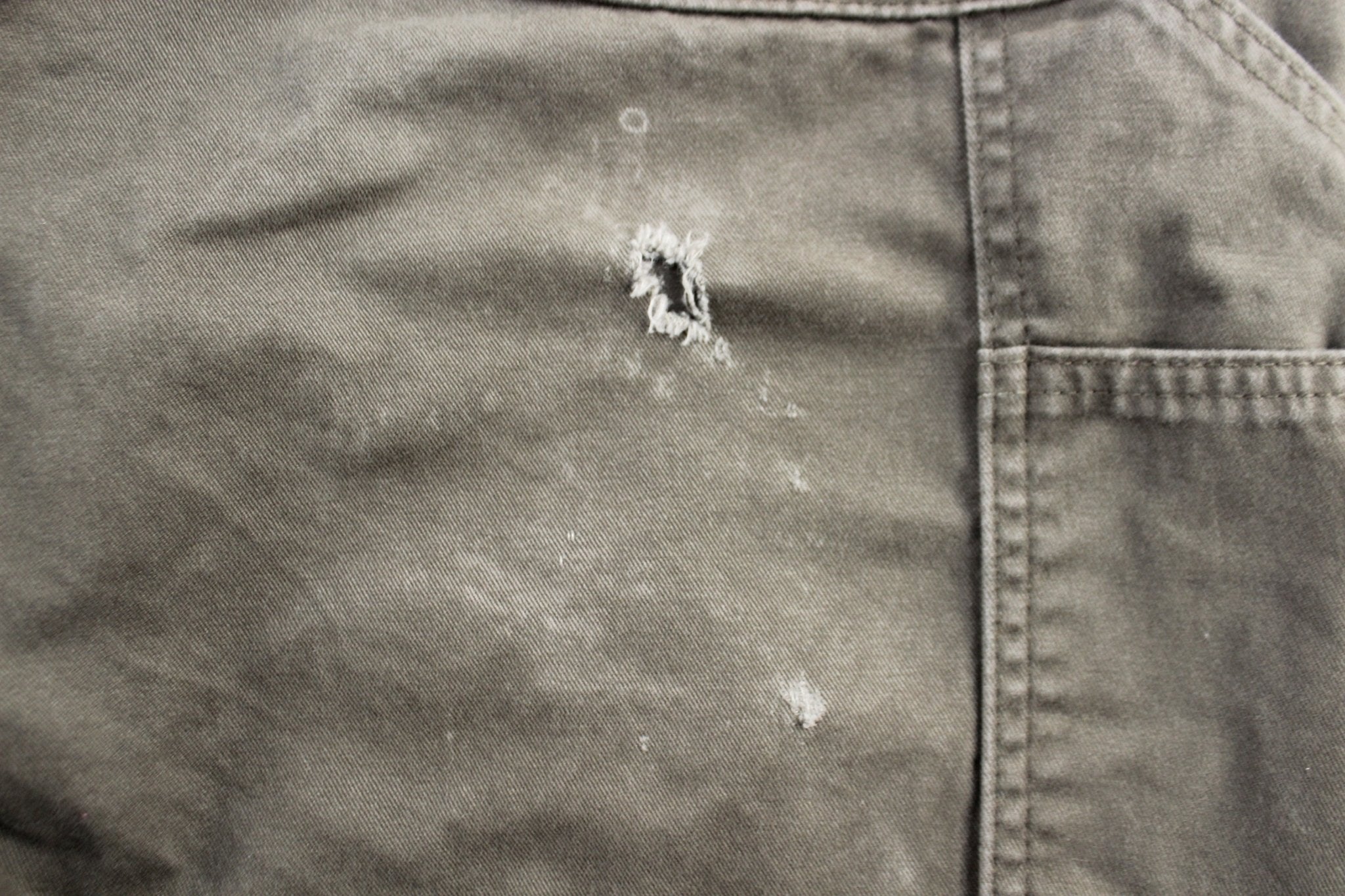 Carhartt Logo Patch Green Relaxed Fit Pants - ThriftedThreads.com