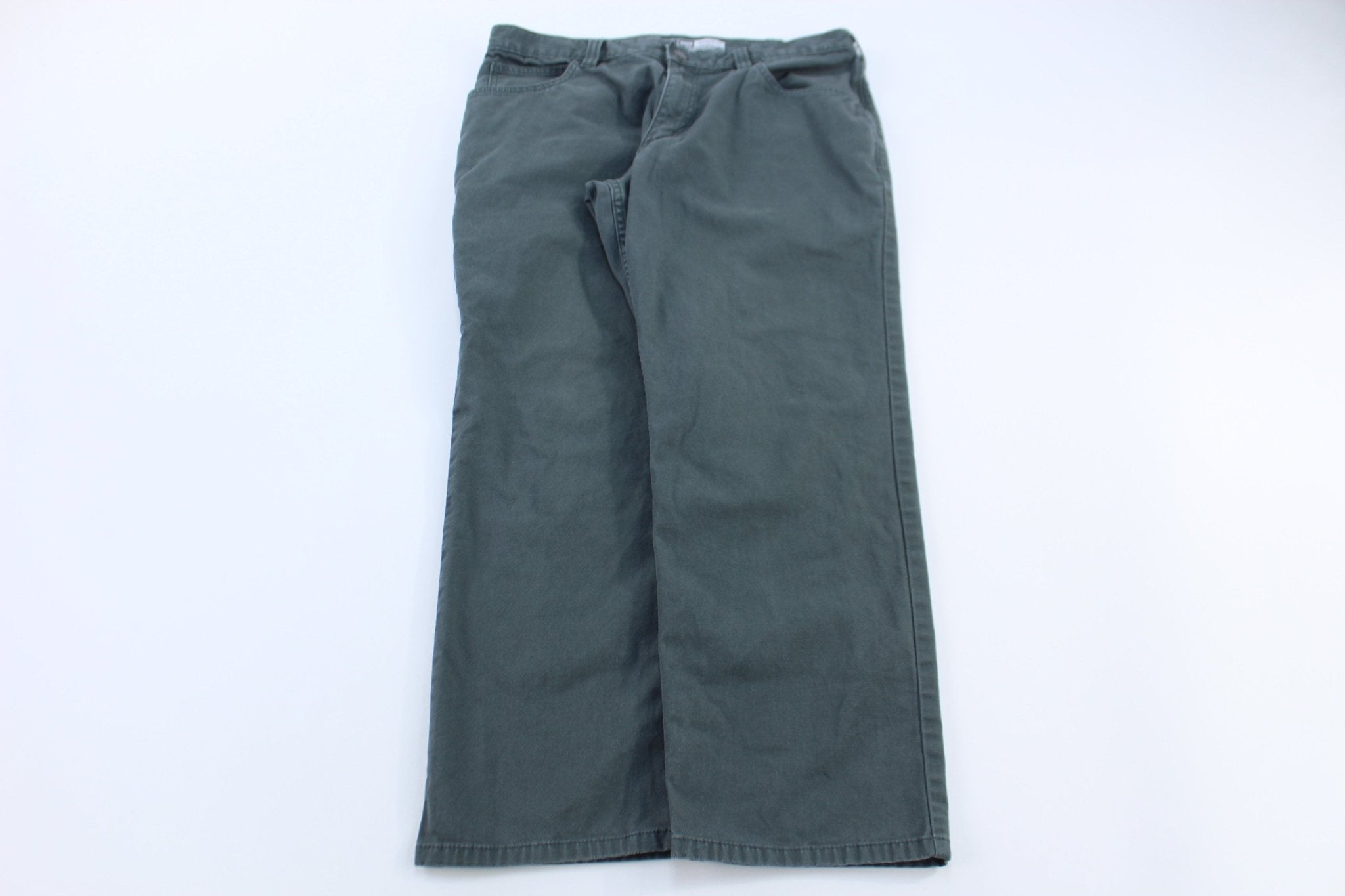 Carhartt Logo Patch Green Relaxed Fit Pants - Pants - Thrifted Threads