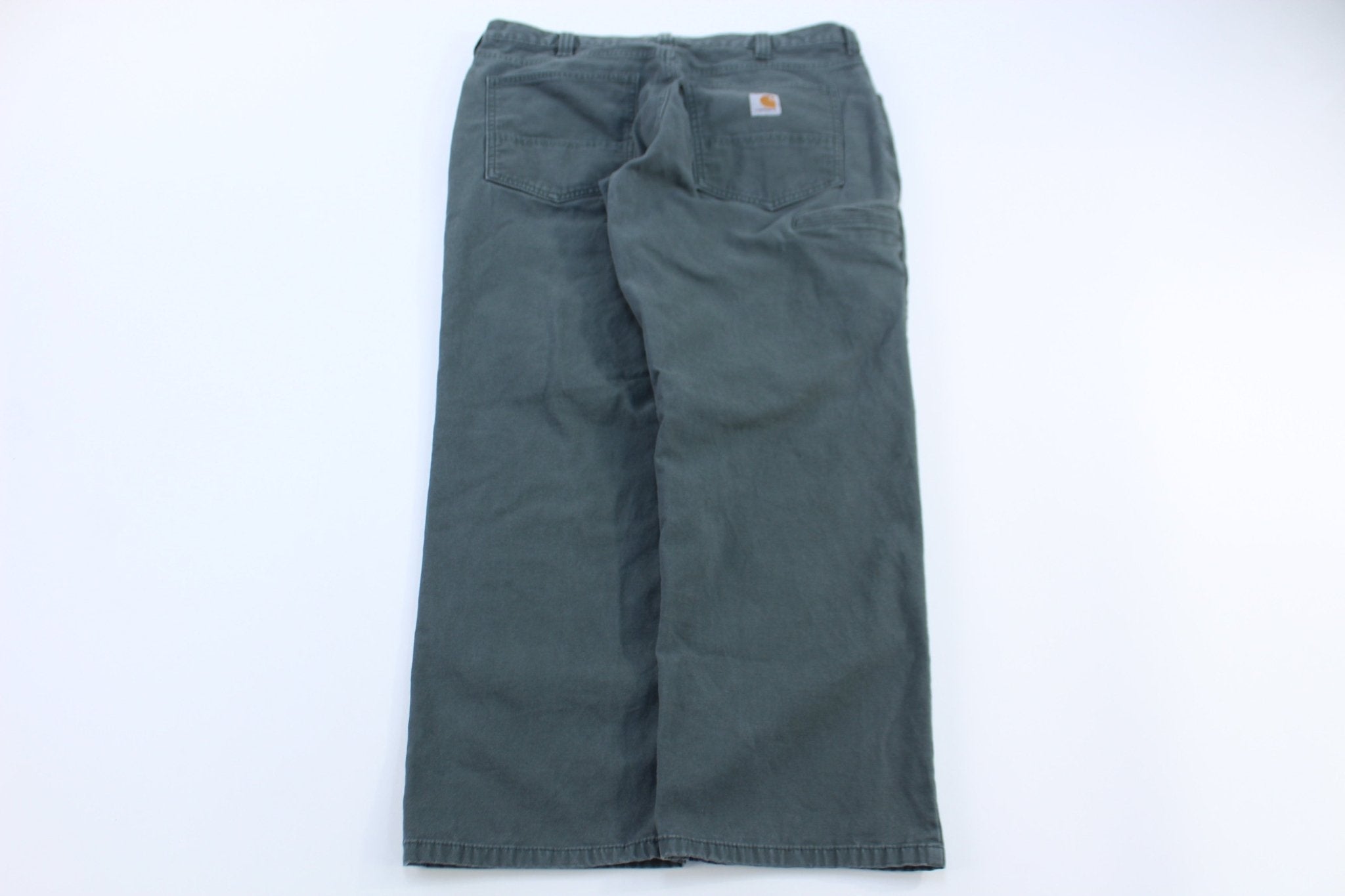 Carhartt Logo Patch Green Relaxed Fit Pants - Pants - Thrifted Threads