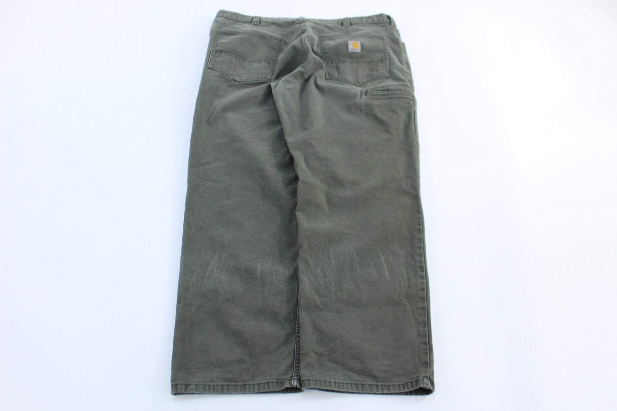 Carhartt Logo Patch Green Relaxed Fit Pants - Pants/Shorts - Thrifted Threads