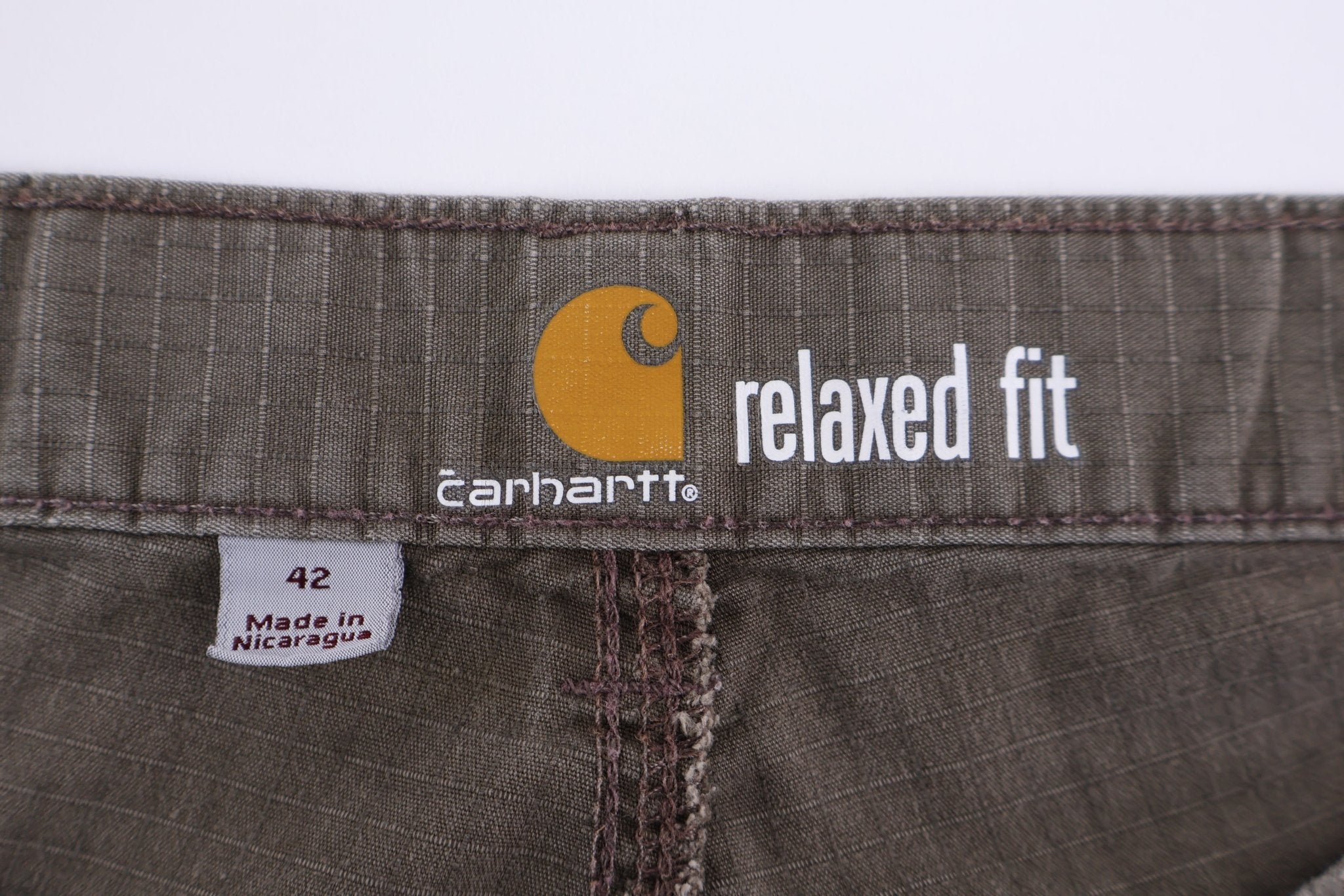 Carhartt Logo Patch Green Shorts - Pants/Shorts - Thrifted Threads