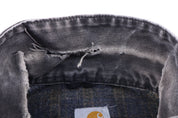 Carhartt Logo Patch Grey Blanket Lined Detroit Jacket - Jacket - Thrifted Threads