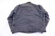 Carhartt Logo Patch Grey Blanket Lined Detroit Jacket - Jacket - Thrifted Threads