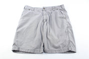 Carhartt Logo Patch Grey Cargo Shorts - ThriftedThreads.com