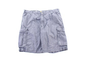 Carhartt Logo Patch Grey Cargo Shorts - ThriftedThreads.com