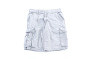 Carhartt Logo Patch Grey Cargo Shorts - ThriftedThreads.com